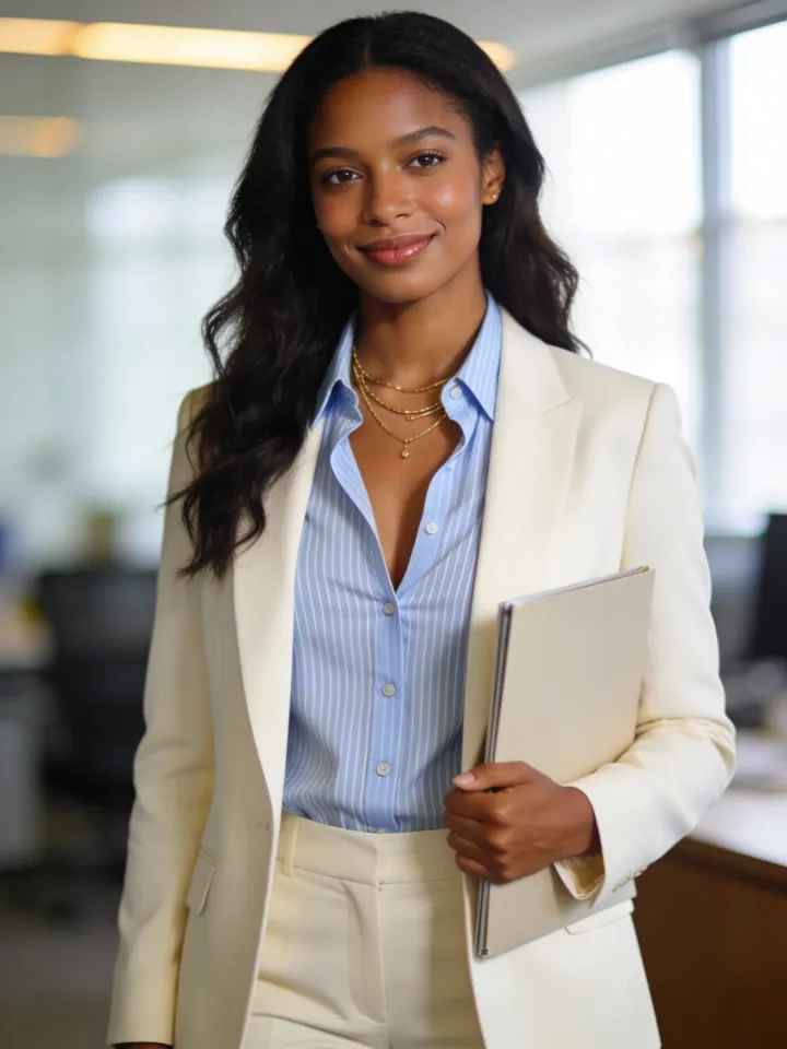 Coach feminina em sessão motivacional