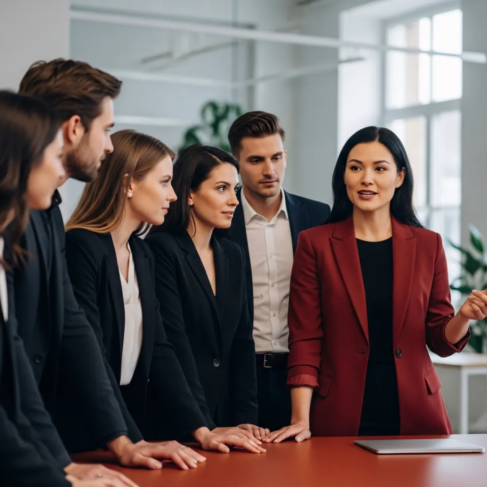 Mentora portuguesa em ambiente motivador