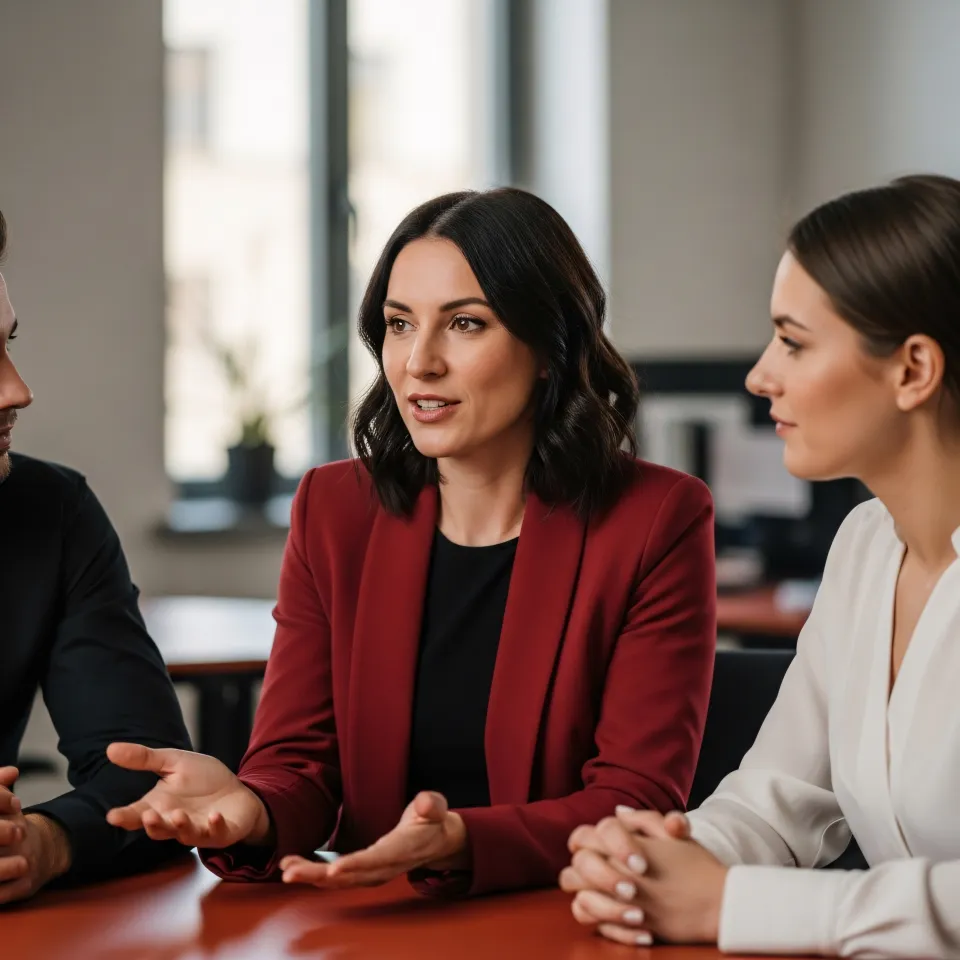 Psicóloga colaboradora sorrindo